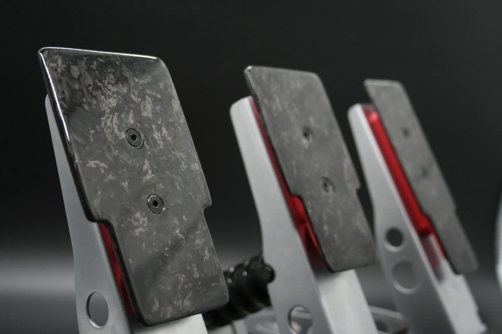 Forged Carbon Pedalplatten für Fanatec CSL Fanatec CSL