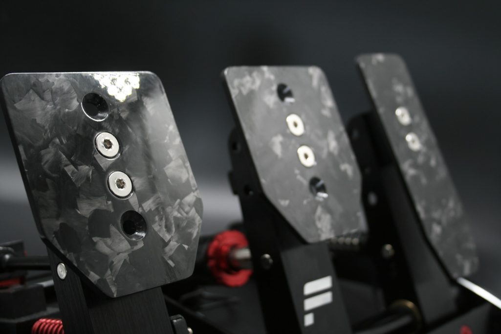 Fanatec Clubsport V3 Pedalplatten Forged Carbon Fanatec Clubsport V3